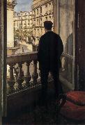 Gustave Caillebotte Young man near ther door USA oil painting artist